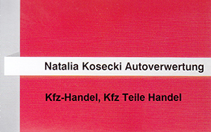 Autoverwertung Kosecki: Ihre Autoverwertung in Hamburg Wilhelmsburg